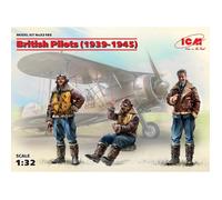 Icm - British Pilots (1939-1945)Maquette Figurine British Pilots (1939-1945) 1/32ème Icm 32105 Maquettecharpromo Figurine Miniature
