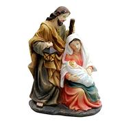 Figurines pour Noël, Figurines Noël, Nativité, Santons Nativité Figurines Religieux pour Crèche, Figurine Famille, Décoration Noël Crèche