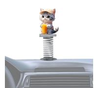 Figurines pour Tableau de Bord,Décoration Pour Console Centrale - Décor en Acrylique 2D Forme Chat pour Camionnette, Bureau et Chevet