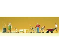 Figurines Preiser H0 (10046): Jardinier Avec Accessoires