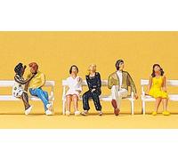 Figurines Preiser H0 (10180): Couples Assis