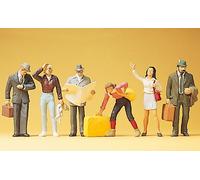 Figurines Preiser H0 (10379): 6 Voyageurs Sur Le Quai