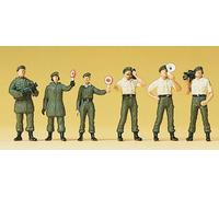 Figurines Preiser H0 (10394): Bundesgrenzschutz BGS 6 Policiers