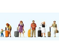 Figurines Preiser H0 (10641): Debout Voyageurs Avec Sacs de Voyage