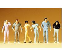 Figurines Preiser H0 (14001): 6 Spectateurs, Sortant