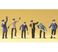 Figurines Preiser H0 (14013): Bw- Et Personnel de Gare