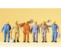 Figurines Preiser H0 (14033): Ouvriers De La Construction Ferroviaire