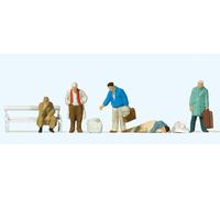 Figurines Preiser H0 (14119): Au Parvis de la Gare