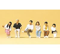 Figurines Preiser TT (75025): Jeunes, Assis