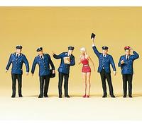 Figurines Preiser TT (75031) : Personnel Ferroviaire DR + Voyageurs