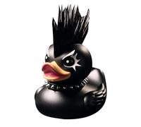 Figurines Satan Duck | Statue de canard en résine Rocker Canard Sculpture Objet de collection Gothique Punk Canard Figurine Satan Canard Décoration de table Statue de canard Résine