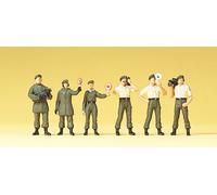 Figurines Set Bundesgrenzschutz H0 1:87