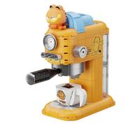 Figurines - Set construction figurine Pantasy Garfield, la machine à café (86812)