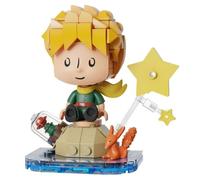 Pantasy Set de construction Le Petit Prince assis avec le renard – 123 pièces, 9 cm, dès 6 ans