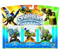 Figurines Skylanders : Spyro's Adventure - Drobot + Flameslinger + Stump Smash