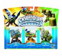 Figurines Skylanders : Spyro's Adventure - Drobot + Flameslinger + Stump Smash