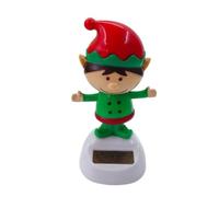 Figurines Solaires Pour Tableau De Bord Figurines Mignonnes Du Père Noël | Décor Intérieur Voiture Dessin Animé Pour Maison Bureau Comptoir Chambre Véhicule L