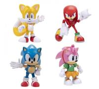 Figurines - SONIC - Coffret 5 figurines Sonic the hedgehog - 6 cm - Licence officielle - Multicolore