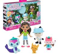 Spin Master Coffret Gabby's Dollhouse Campfire – Gabby Girl, Pandy Paws, Mercat, boîte bébé 3+