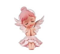 Figurines - Statue d'ange ballerine en résine - Cygne blanc - Décoration de bureau - Figurine de ballerine - Adorable tableau de bord (style B)