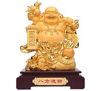 Figurines, Statues/Ornements Feng Shui, Statues de Bouddha Rieur pour la Maison, Sculptures de Figurines du Dieu de la Richesse, Porte-Bonheur, Richesse et Bonheur, décoration de Bureau à