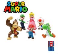Figurines Super Mario - Lot de 6 + Sac Collector