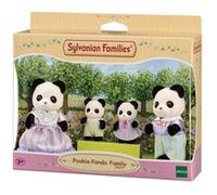 Figurines Sylvanian Families La Famille Panda Multicolore F