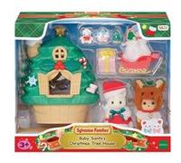 Sylvanian Families – Jouet La Maison du Père Noël – Set 2 figurines, 11 accessoires – 3 ans+ – 5822