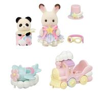 Mini-figurines - SYLVANIAN FAMILIES - Le petit train des nuages - Dès 3 ans