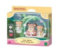 Sylvanian Families Baby Deer On The Swing Figure Vert