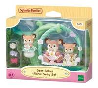 Figurines Sylvanian Families Les bébés Biche et balancelle Multicolore G