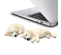 Figurines Tableau de Bord Mignonnes - Décoration Bureau Forme Chien Endormi,Ornement pour Console Centrale,Pour Conducteurs Collectionneurs Bureau Maison Road Trip Berlines Camions Bibliothèque Table