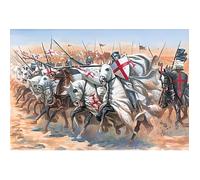 Figurines Templiers Moyen Âge - ITALERI - 15 cavaliers - Homme - Adulte