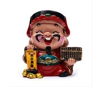 Figurines Traditionnelles Chinoises du Dieu de la Richesse, Ornements, Cinq Statues de poupée de Fortune, décoration de Voiture, Cadeaux, 5 pièces