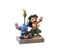 Enesco - Disney Traditions - Statue Lilo & Stitch Ohana 17,8 Cm