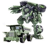 Figurines Transformers - COTTILE - Robot Voiture en Alliage - Jouet Enfant - Vert