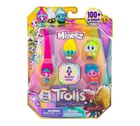 Figurines - TROLLS - Mineez Trolls - Blister de 5 figurines - Surprise à chaque figurine - 3 cm en PVC