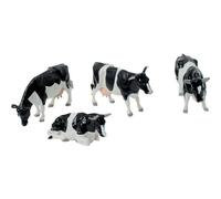 Figurines Vaches Noires Et Blanches - Tomy - Lot De 4 - Accessoires Pour La Gamme Britains