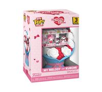 Figurines vinyle Funko Bitty Pop Bouquet Sanrio Valentines My Melody & Kuromi Pack 2 mini 2,3 cm Bouquet 10,9 cm Rose