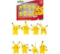 Figurines vinyles Pokémon Battle Feature Set de 8 Pikachu 5 cm