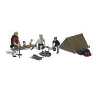 Figurines Woodland Scenics A2754 personnes au camping 1:45 échelle 0 neuves d...