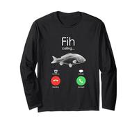 FIH appelant Un Appel téléphonique Fish Manche Longue