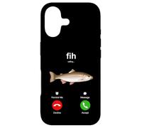 Fih Calling Remind me Message Decline Accept Phone Call Fish Coque pour iPhone 17