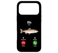 Fih Calling Remind me Message Decline Accept Phone Call Fish Coque pour iPhone 17 Pro Max