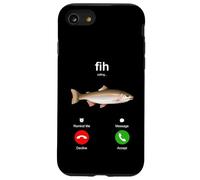 Fih Calling Remind me Message Decline Accept Phone Call Fish Coque pour iPhone SE (2020) / 7 / 8