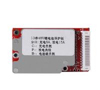 Fihero 48V / 54.6V anneau de protection BMS Li-Ion Polymer Pack de batterie pour batteries 13S