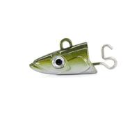 FIIISH - Black Eel - 15 cm - 2 Tetes Plombees Off Shore - 20G - Kaki - Be1261
