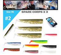 FIIISH Black Minnow No.2-9cm - 3X Bodies - Mango Juice - UV - BM190