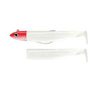 Fiiish Combo Black Minnow + Tete Plombee Off Shore - 7Cm - 6G - Blanc Tete Rouge - BM494