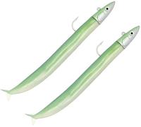 Fiiish Double Combo Off Shore Crazy Sand Eel No.1-10cm - 10g - Pearl Green - CSE5007